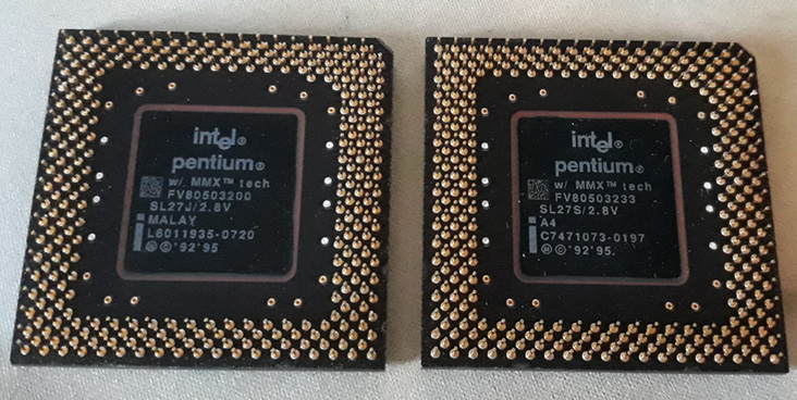 Socket 7 Pentium MMX 200 &amp; 233 MHz
