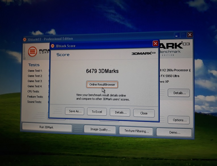 FX5950 в 3DMark 2003